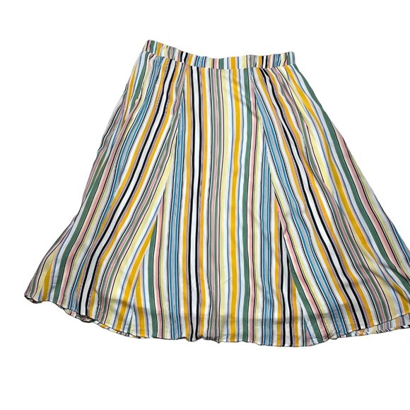 Torrid 2 striped skirt yellow multi - Picture 2 of 7
